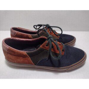 Cole Haan Sporting Jen Navy/Forest  Brown Suede TriColor 9N #F4388 w/Box EUC